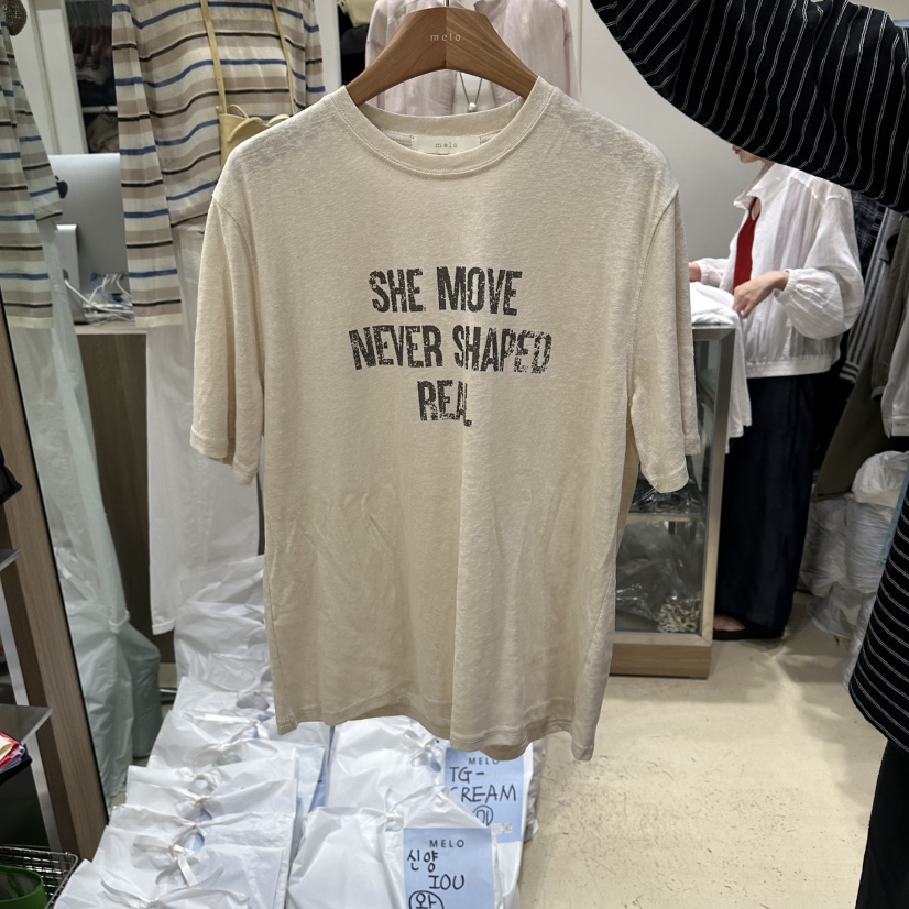 MELO韓國東大門代購女裝新品熱賣時尚推薦人氣26春夏休閑T恤MELOT恤圖色2