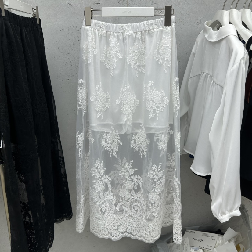 SIXTEEN韓國代購女裝新品推薦26春夏休閑時尚人氣職業長裙SIXTEEN長裙圖色1