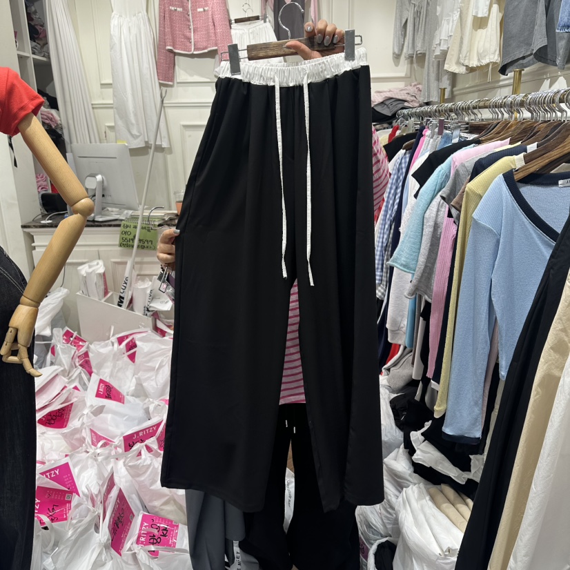 J.RITZY韓國東大門代購女裝新款職業推薦時尚休閑褲撞色J.RITZY休閑褲圖色2
