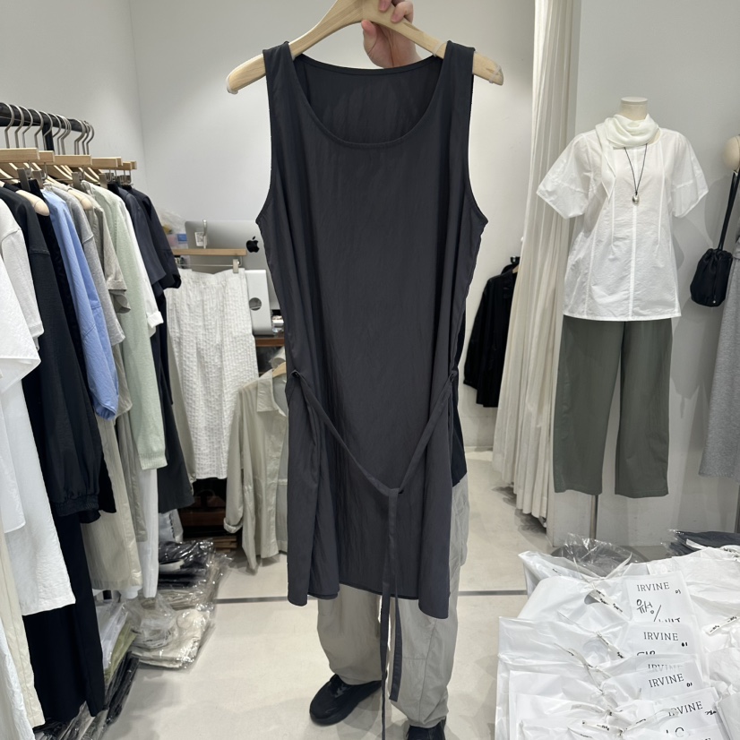 IRVINE韓國代購女裝新款人氣推薦時尚26春夏連衣裙含腰繩IRVINE連衣裙圖色3