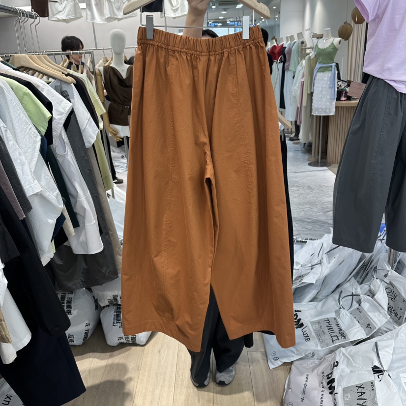 REVE-L韓國代購女裝新品時尚熱賣26春夏人氣推薦休閑褲羅紋REVE-L休閑褲