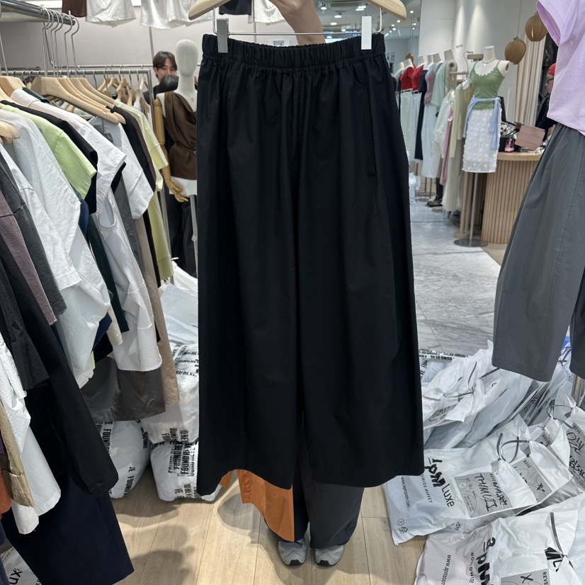 REVE-L韓國代購女裝新品時尚熱賣26春夏人氣推薦休閑褲羅紋REVE-L休閑褲圖色4