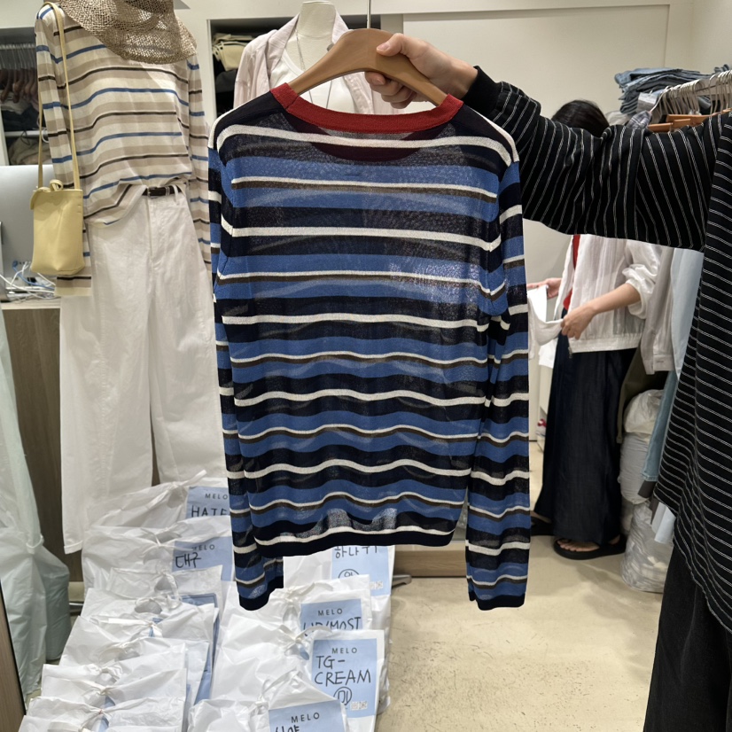 MELO韓國直郵女士新款職業人氣26春夏推薦熱賣休閑針織衫MELO針織衫