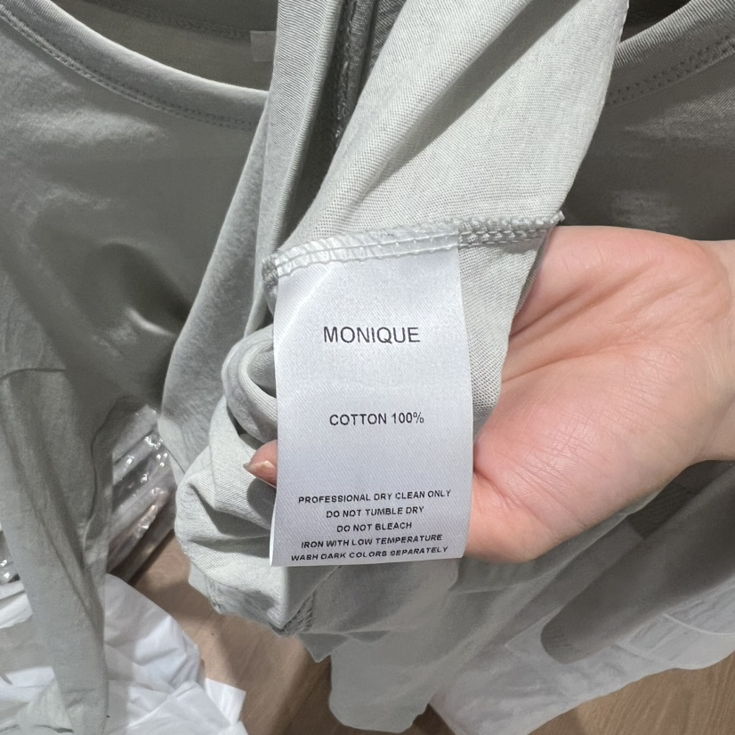 MONIQUE韓國代購女裝新品熱賣26春夏休閑人氣時尚長袖T恤MONIQUE長袖T恤