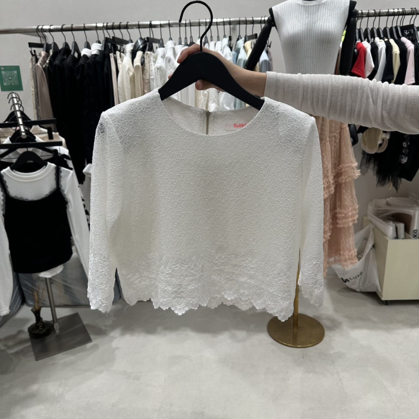 BUBBLE/LOTTIMO韓國直郵女士新款人氣休閑職業襯衫蕾絲衫BUBBLE/LOTTIMO襯衫/蕾絲衫圖色1