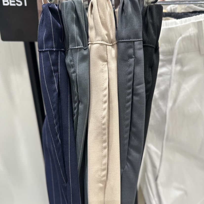 AT THE END韓國東大門直郵女裝新款熱賣26春夏休閑褲褶裥AT THE END休閑褲