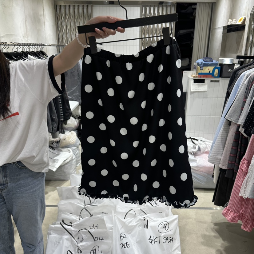 VANTA韓國直郵女士新品時尚26春夏職業熱賣休閑半身裙中短裙VANTA半身裙/中短裙