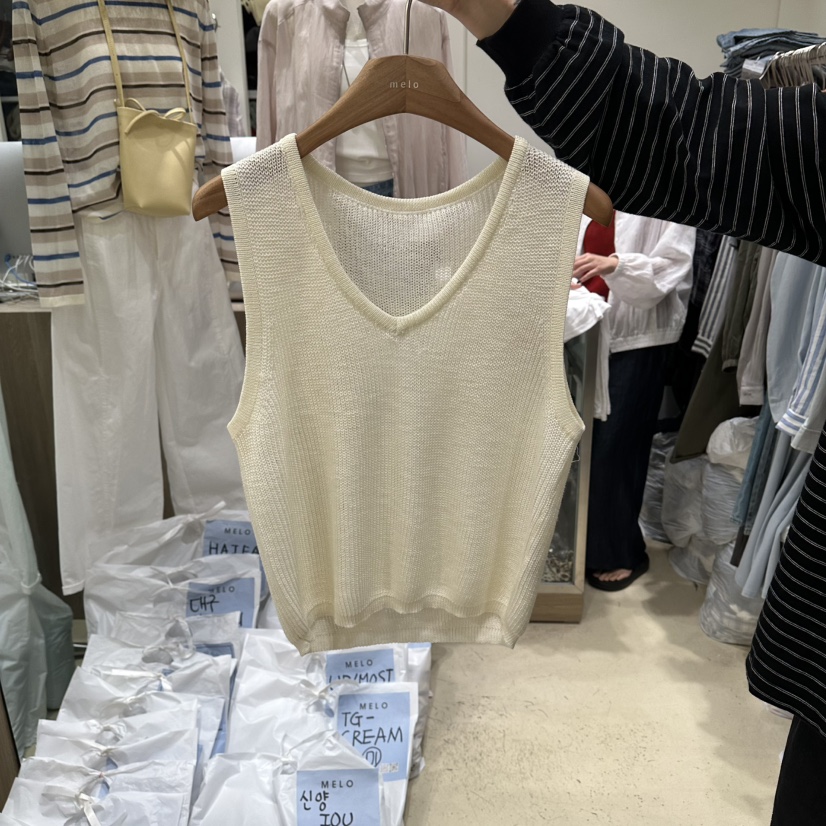 MELO韓國東大門直郵女裝新品職業熱賣推薦時尚人氣吊帶背心MELO吊帶/背心圖色1