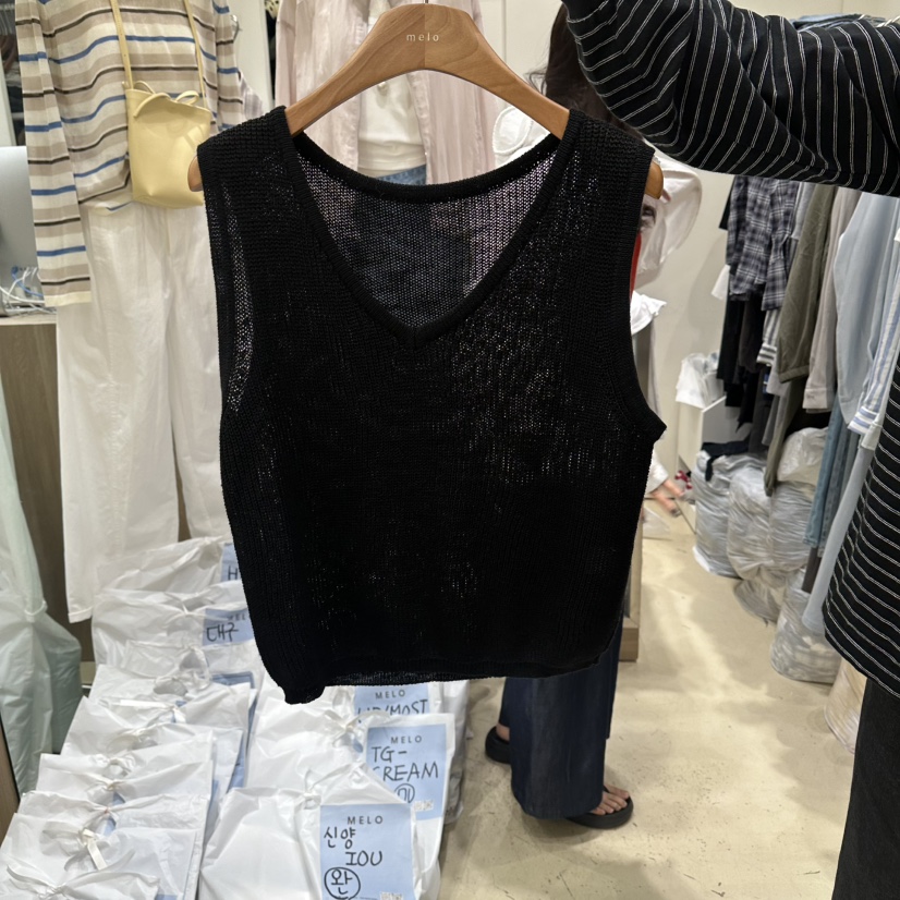 MELO韓國東大門直郵女裝新品職業熱賣推薦時尚人氣吊帶背心MELO吊帶/背心圖色4