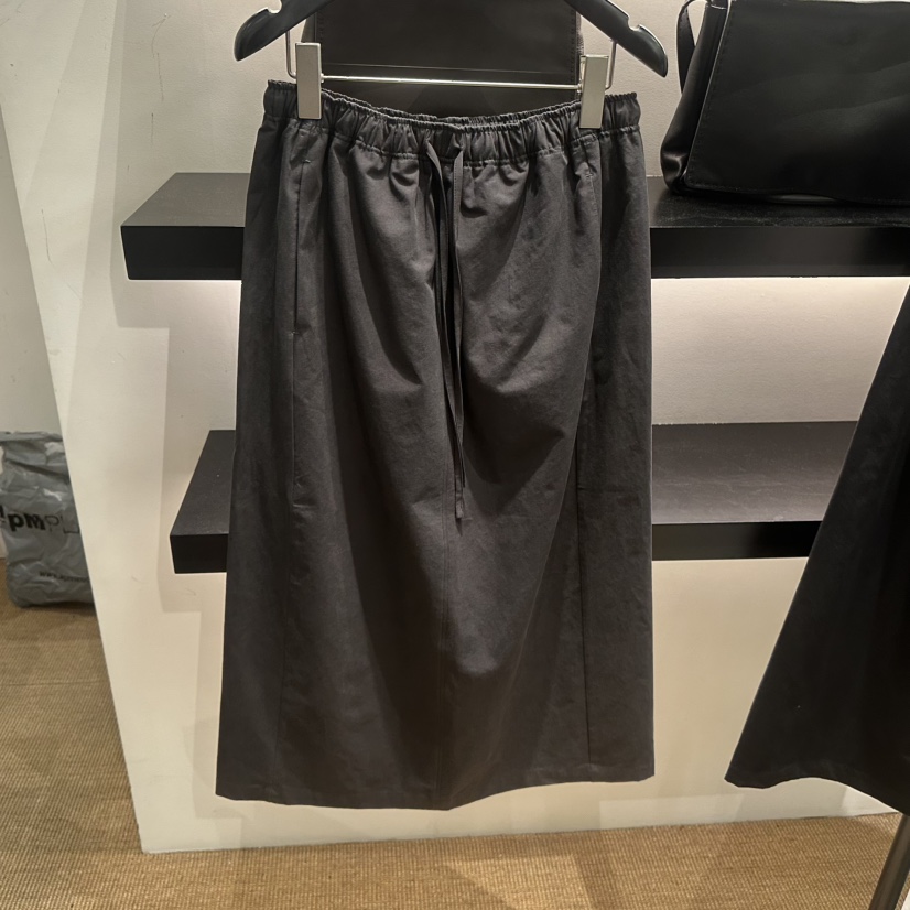 FEBRUARY 11韓國直郵女士新品職業熱賣半身裙中短裙亞麻FEBRUARY 11半身裙/中短裙圖色2墨色