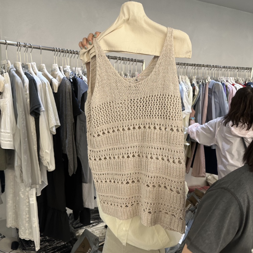 DOUBLE STANDARD/LE SMOKING/MAISONSTAFF韓國直郵實拍女士新款休閑吊帶背心不含配飾MAISONSTAFF吊帶/背心