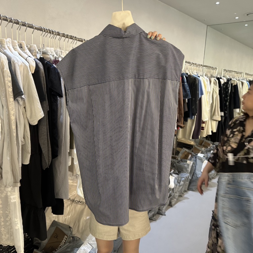 DOUBLE STANDARD/LE SMOKING/MAISONSTAFF韓國代購女士新款職業襯衫蕾絲衫MAISONSTAFF襯衫/蕾絲衫