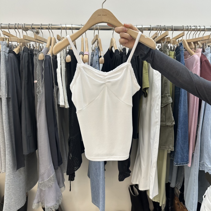 DELIGHT-L韓國直郵實拍女士新品時尚休閑推薦人氣吊帶背心DELIGHT-L吊帶/背心圖色1