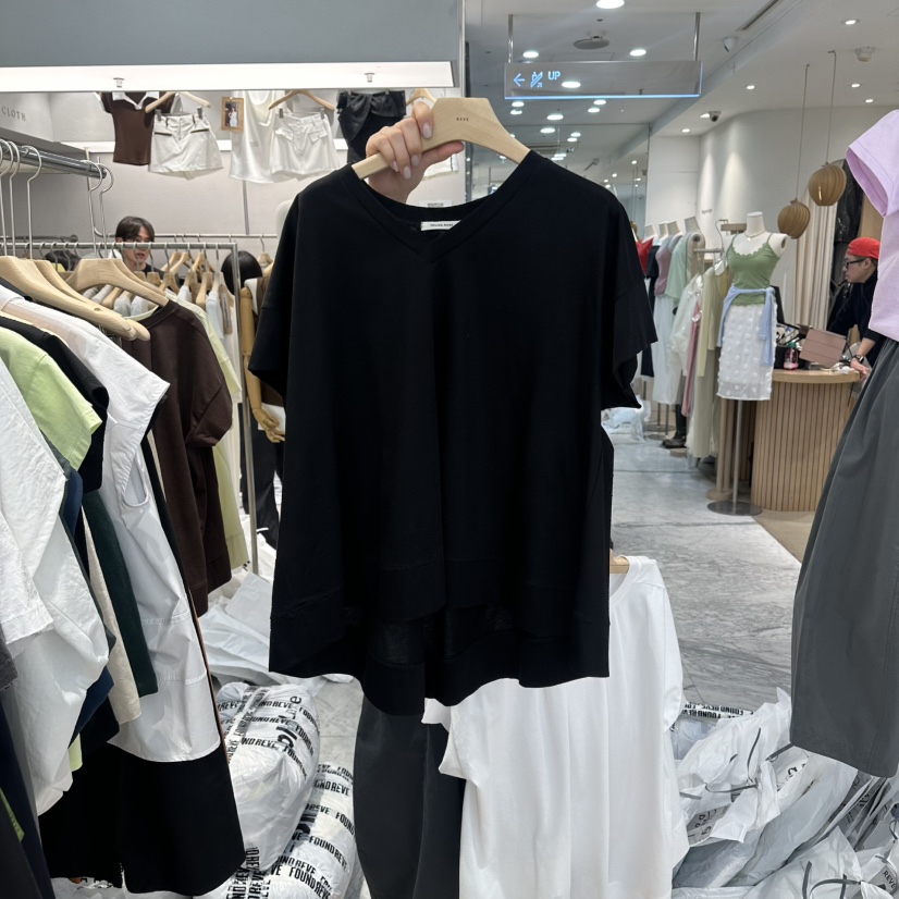 REVE-L韓國東大門直郵女裝新款熱賣26春夏推薦時尚人氣T恤REVE-LT恤圖色4