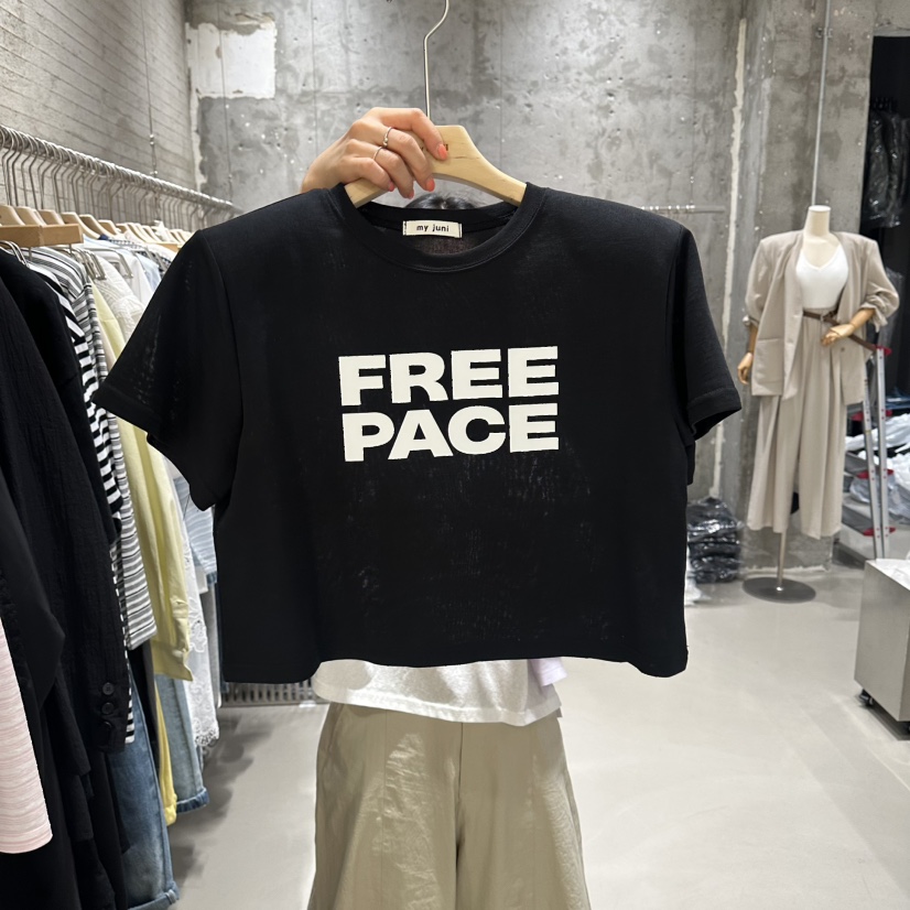 JUNI韓國東大門代購女裝新款推薦人氣26春夏時尚職業熱賣T恤my juniT恤圖色4