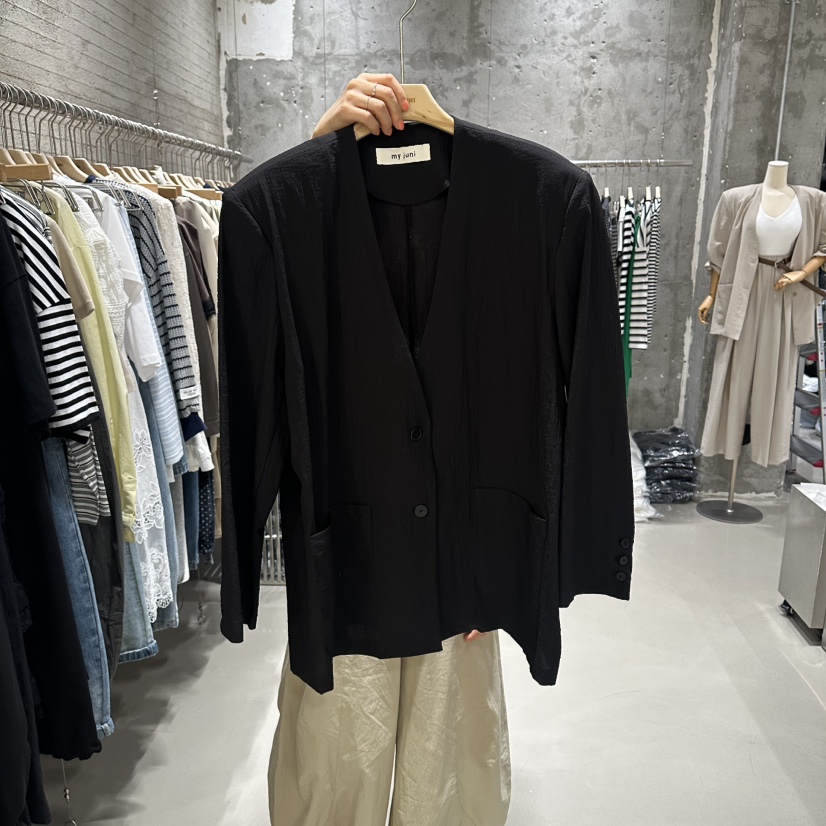 JUNI韓國東大門直郵女裝新款26春夏職業推薦人氣時尚夾克my juni夾克圖色3