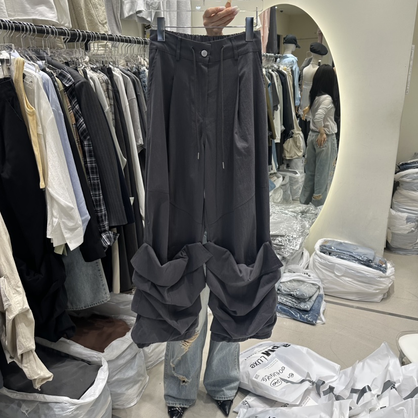 AT THE END韓國直郵女裝新品人氣26春夏休閑推薦休閑褲AT THE END休閑褲圖色3灰色