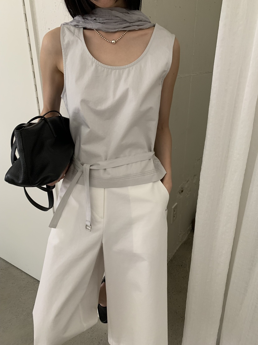 B_GARDER韓國代購女士新品人氣推薦熱賣休閑26春夏吊帶背心B.GARDER吊帶/背心