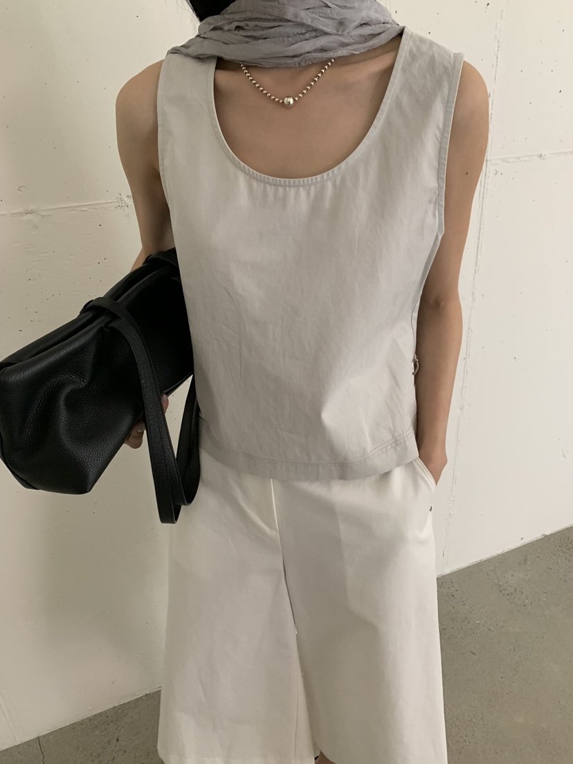 B_GARDER韓國代購女士新品人氣推薦熱賣休閑26春夏吊帶背心B.GARDER吊帶/背心