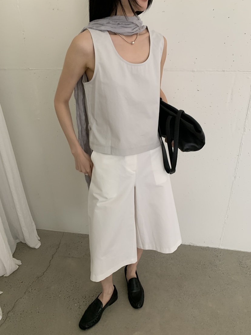 B_GARDER韓國代購女士新品人氣推薦熱賣休閑26春夏吊帶背心B.GARDER吊帶/背心