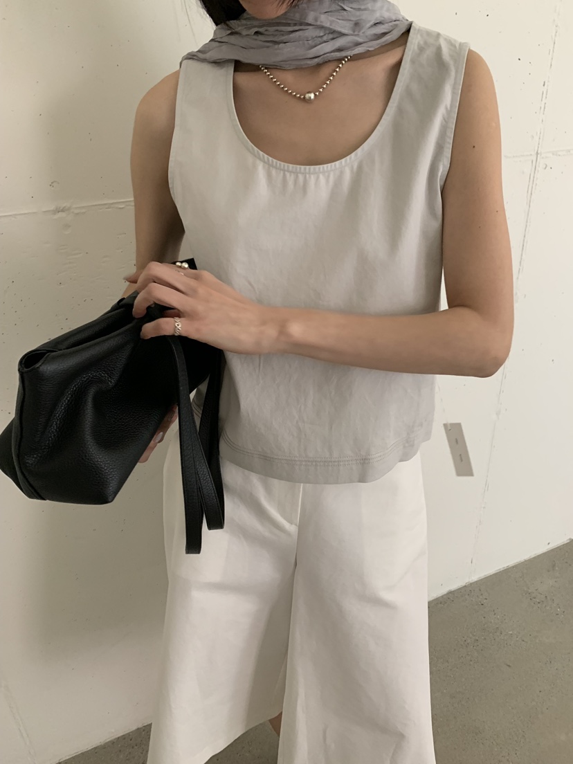 B_GARDER韓國代購女士新品人氣推薦熱賣休閑26春夏吊帶背心B.GARDER吊帶/背心