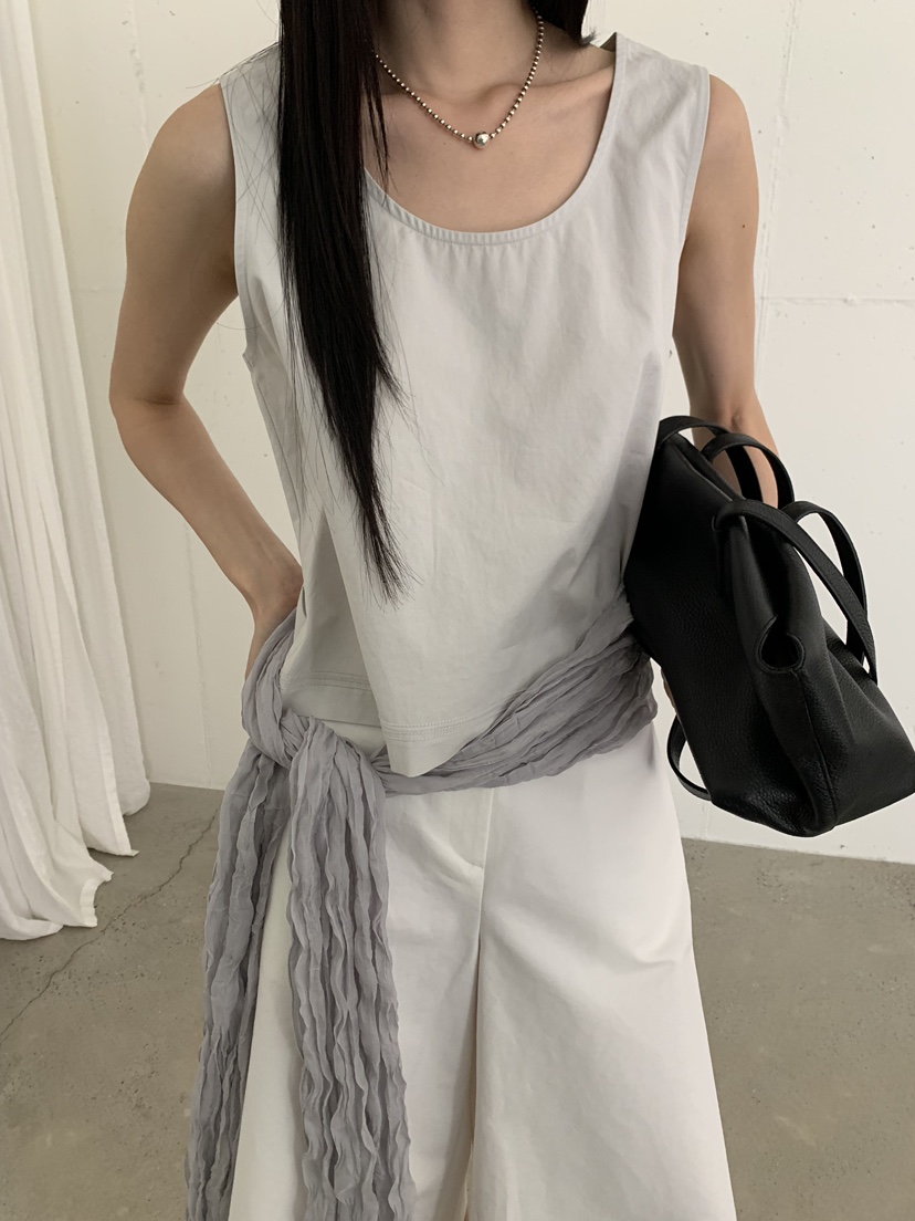 B_GARDER韓國代購女士新品人氣推薦熱賣休閑26春夏吊帶背心B.GARDER吊帶/背心