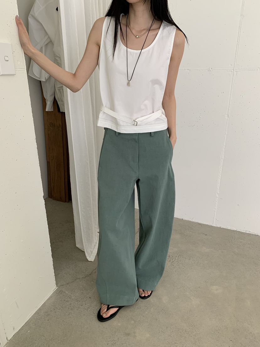 B_GARDER韓國代購女士新品人氣推薦熱賣休閑26春夏吊帶背心B.GARDER吊帶/背心