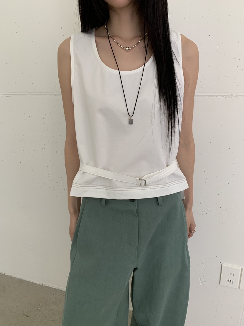 B_GARDER韓國代購女士新品人氣推薦熱賣休閑26春夏吊帶背心B.GARDER吊帶/背心