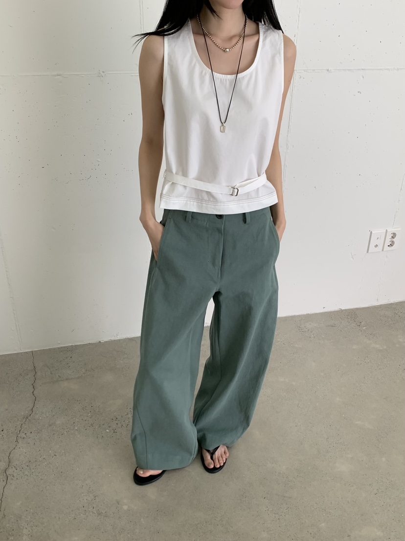 B_GARDER韓國代購女士新品人氣推薦熱賣休閑26春夏吊帶背心B.GARDER吊帶/背心