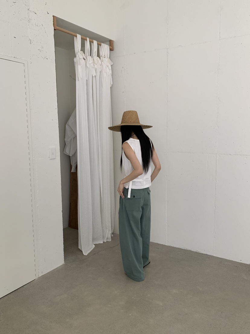 B_GARDER韓國代購女士新品人氣推薦熱賣休閑26春夏吊帶背心B.GARDER吊帶/背心