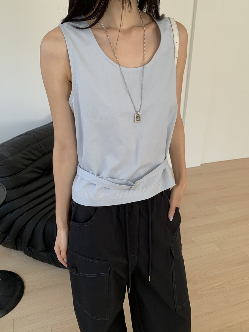 B_GARDER韓國代購女士新品人氣推薦熱賣休閑26春夏吊帶背心B.GARDER吊帶/背心圖色3