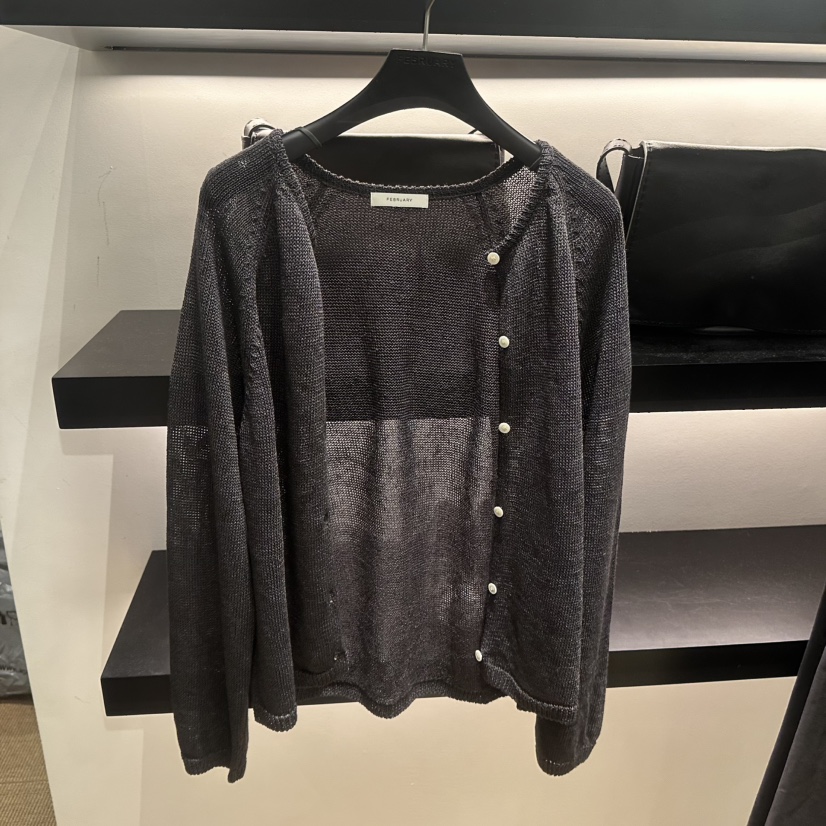 FEBRUARY 11韓國東大門代購女裝新款人氣熱賣針織衫亞麻布FEBRUARY 11針織衫圖色2