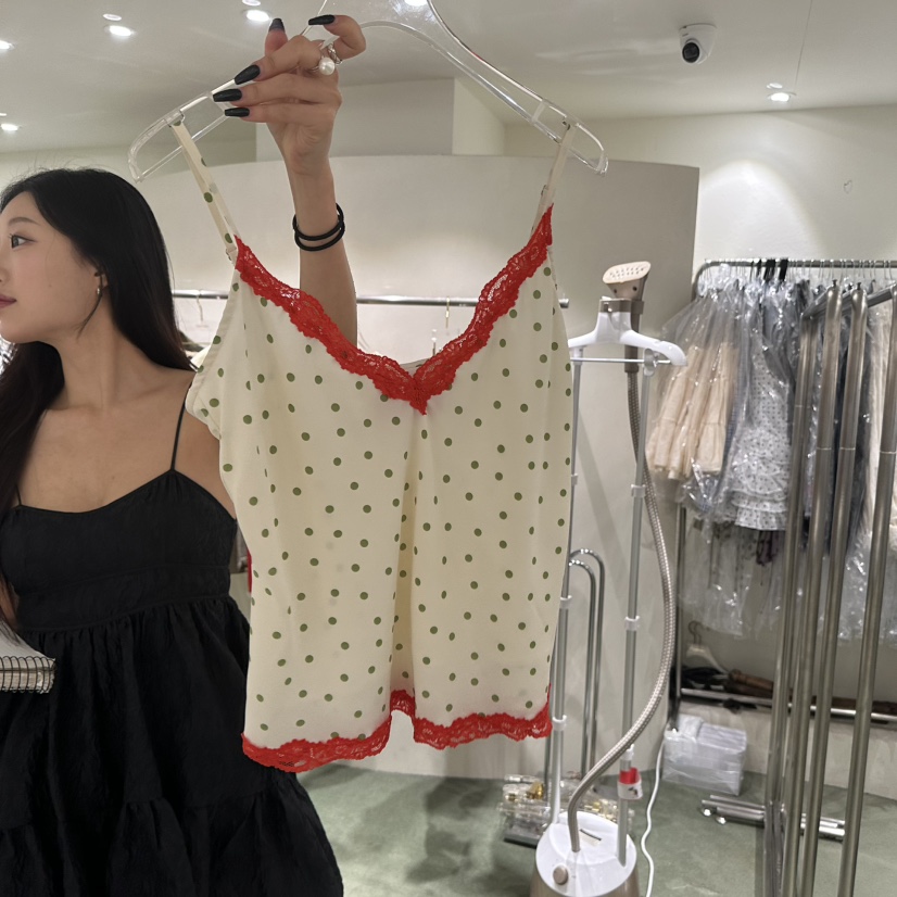 JERRY HALL-P韓國直郵實拍女裝新品推薦休閑熱賣吊帶背心JERRY HALL吊帶/背心圖色2