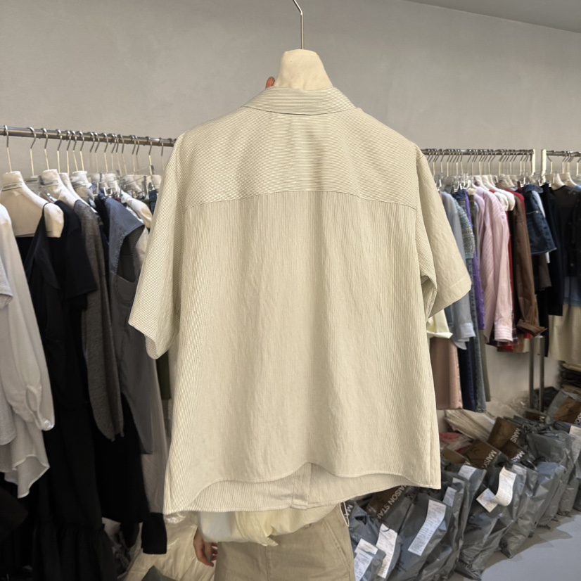 DOUBLE STANDARD/LE SMOKING/MAISONSTAFF韓國直郵實拍女士新款休閑襯衫蕾絲衫MAISONSTAFF襯衫/蕾絲衫