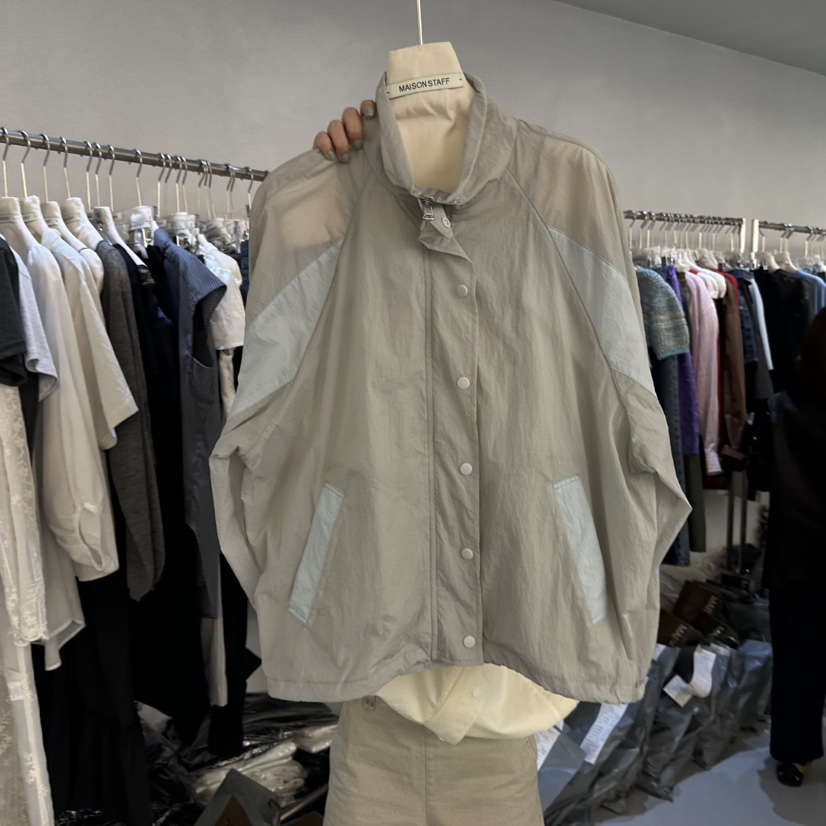 DOUBLE STANDARD/LE SMOKING/MAISONSTAFF韓國直郵實拍女裝新款職業夾克羅紋MAISONSTAFF夾克圖色2