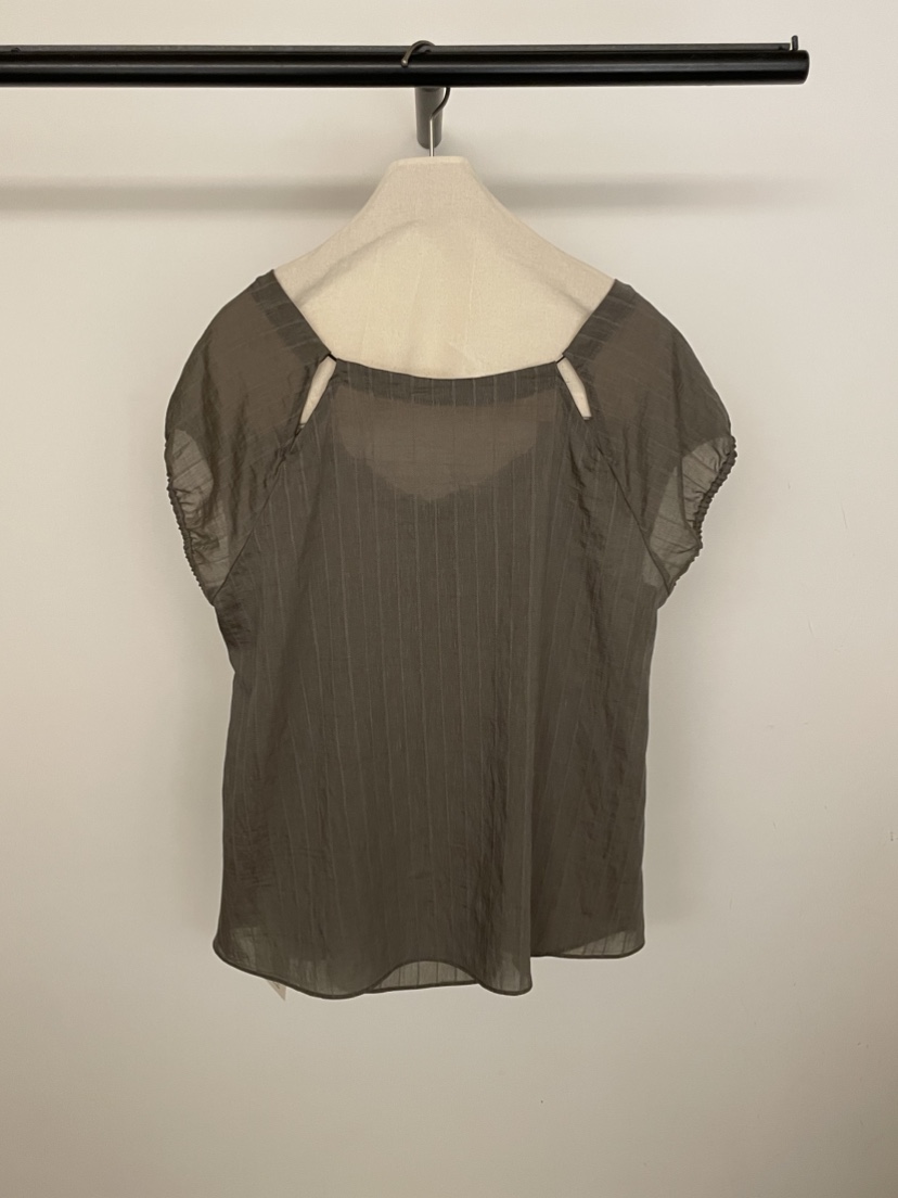 BOLD-A韓國東大門直郵女士新款26春夏休閑襯衫蕾絲衫絨面革RE BOLD襯衫/蕾絲衫