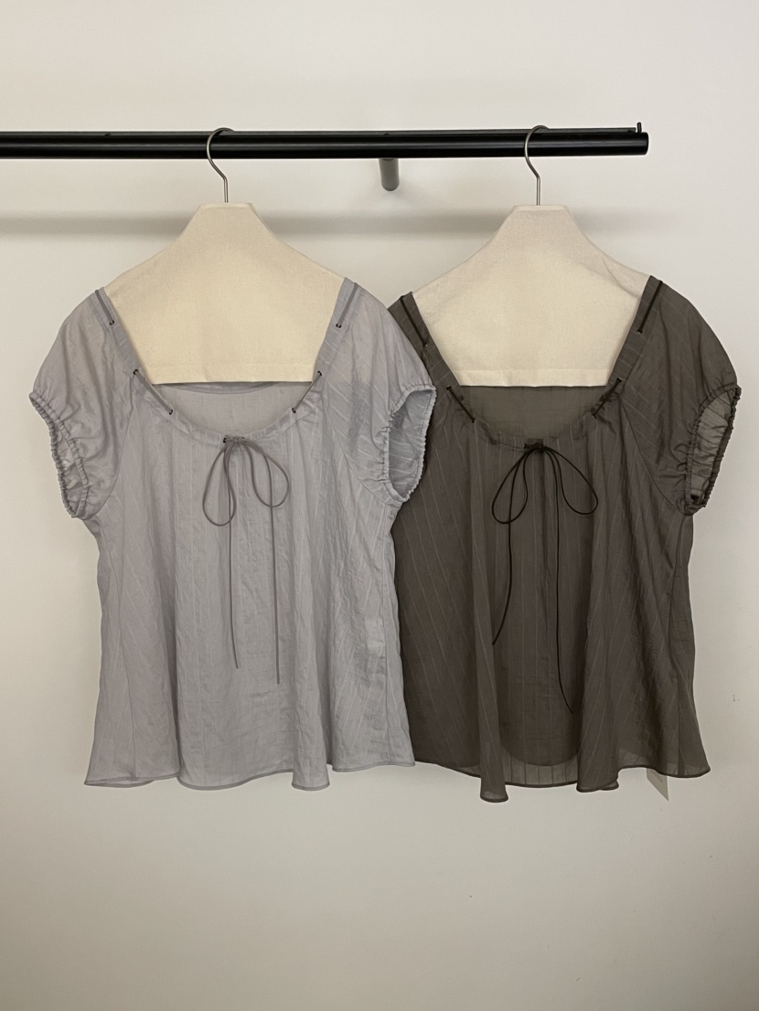 BOLD-A韓國東大門直郵女士新款26春夏休閑襯衫蕾絲衫絨面革RE BOLD襯衫/蕾絲衫