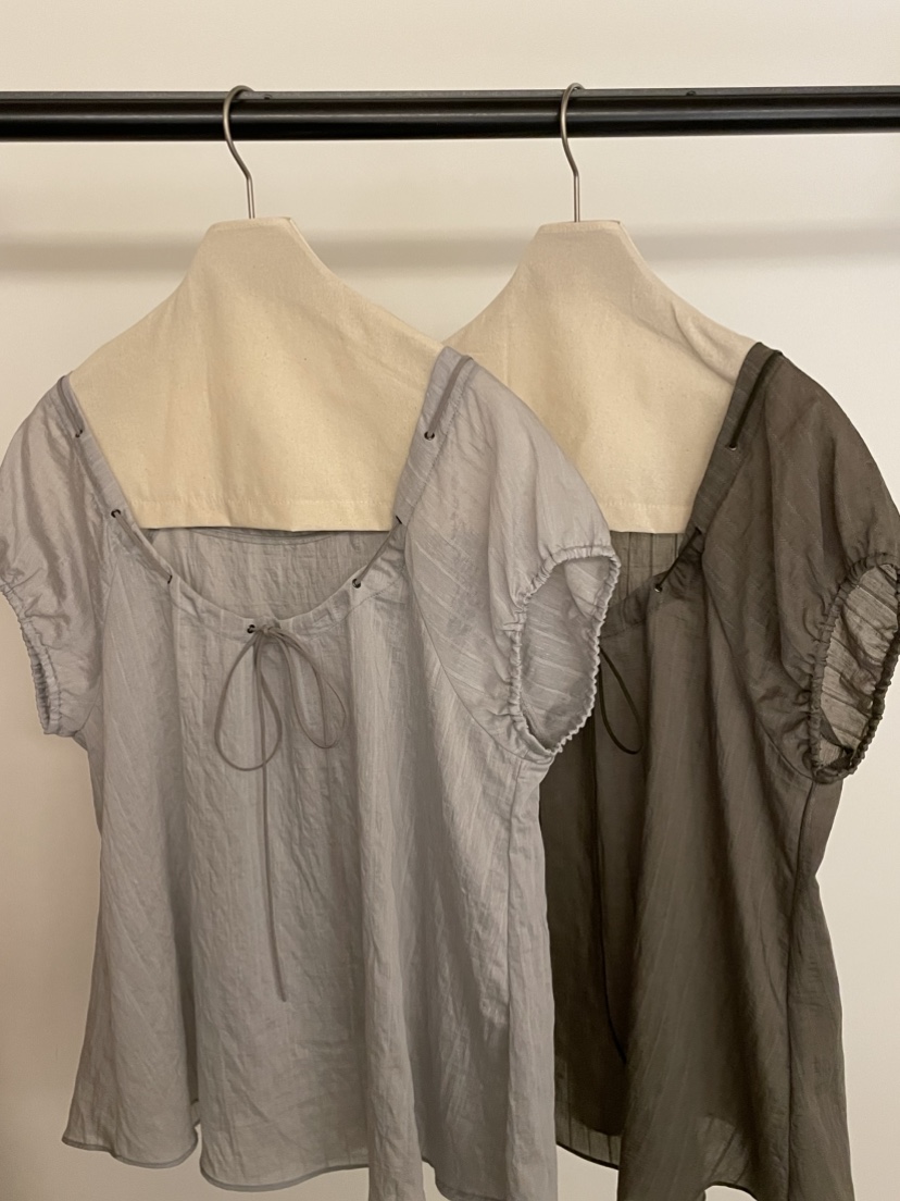 BOLD-A韓國東大門直郵女士新款26春夏休閑襯衫蕾絲衫絨面革RE BOLD襯衫/蕾絲衫