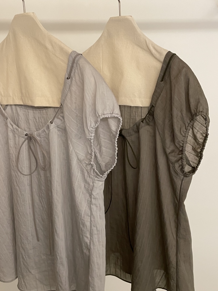 BOLD-A韓國東大門直郵女士新款26春夏休閑襯衫蕾絲衫絨面革RE BOLD襯衫/蕾絲衫