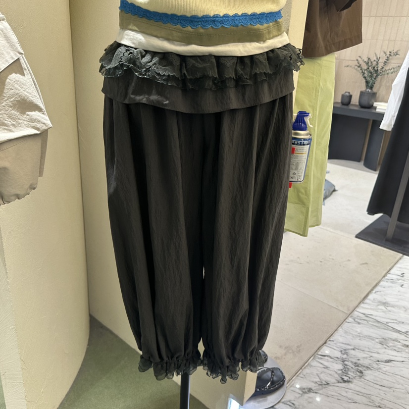 JERRY HALL-P韓國東大門直郵女士新品時尚人氣推薦休閑褲JERRY HALL休閑褲圖色2墨色