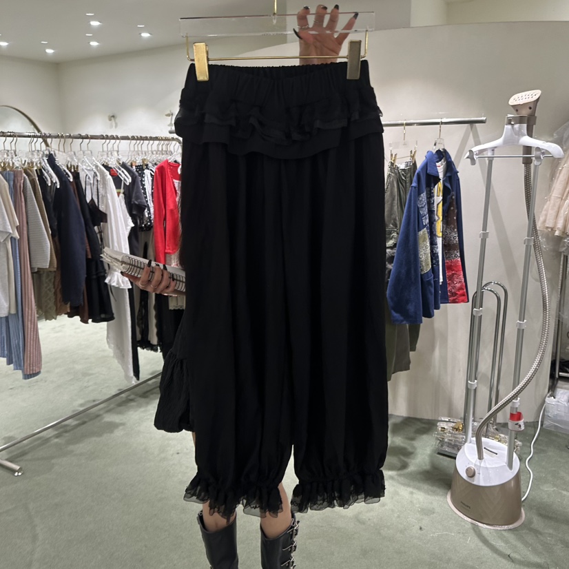 JERRY HALL-P韓國東大門直郵女士新品時尚人氣推薦休閑褲JERRY HALL休閑褲圖色3黑色