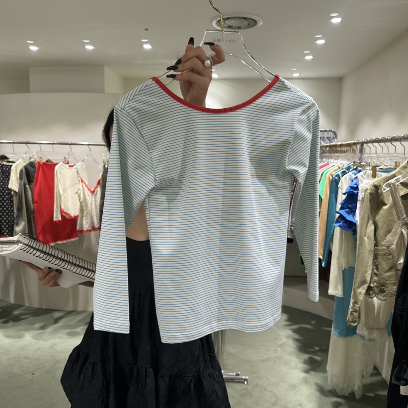 JERRY HALL-P韓國代購女裝新款時尚推薦26春夏職業長袖T恤JERRY HALL長袖T恤圖色1