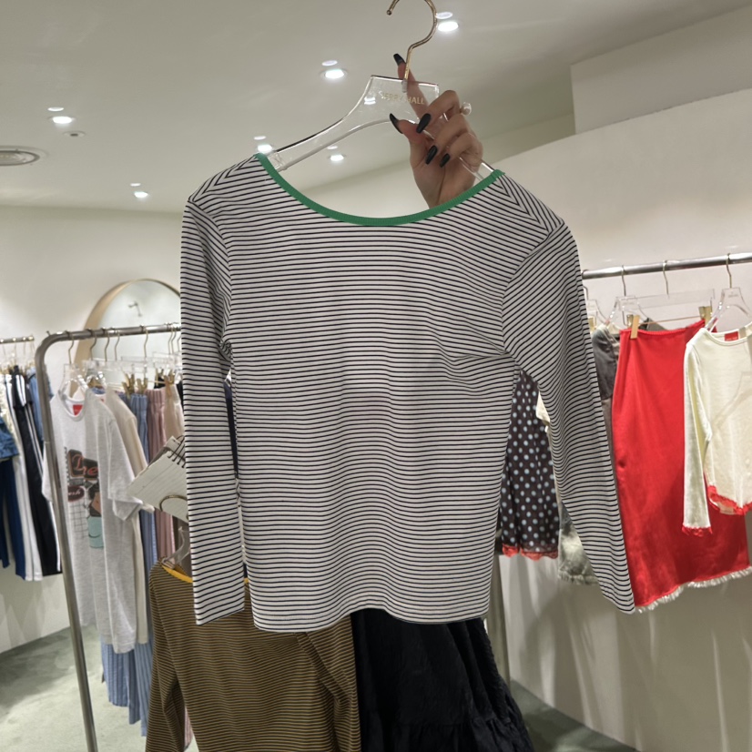 JERRY HALL-P韓國代購女裝新款時尚推薦26春夏職業長袖T恤JERRY HALL長袖T恤圖色2