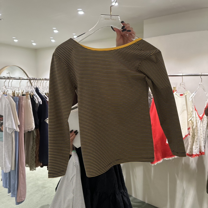 JERRY HALL-P韓國代購女裝新款時尚推薦26春夏職業長袖T恤JERRY HALL長袖T恤圖色3