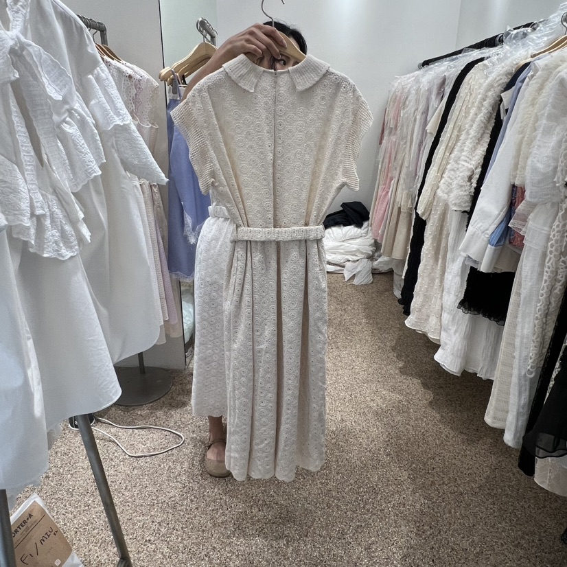 A韓國東大門代購女士新款時尚休閑職業26春夏連衣裙含腰帶A STORE連衣裙