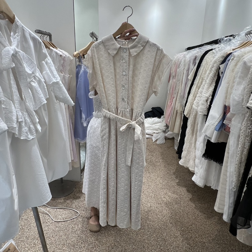 A韓國東大門代購女士新款時尚休閑職業26春夏連衣裙含腰帶A STORE連衣裙圖色2