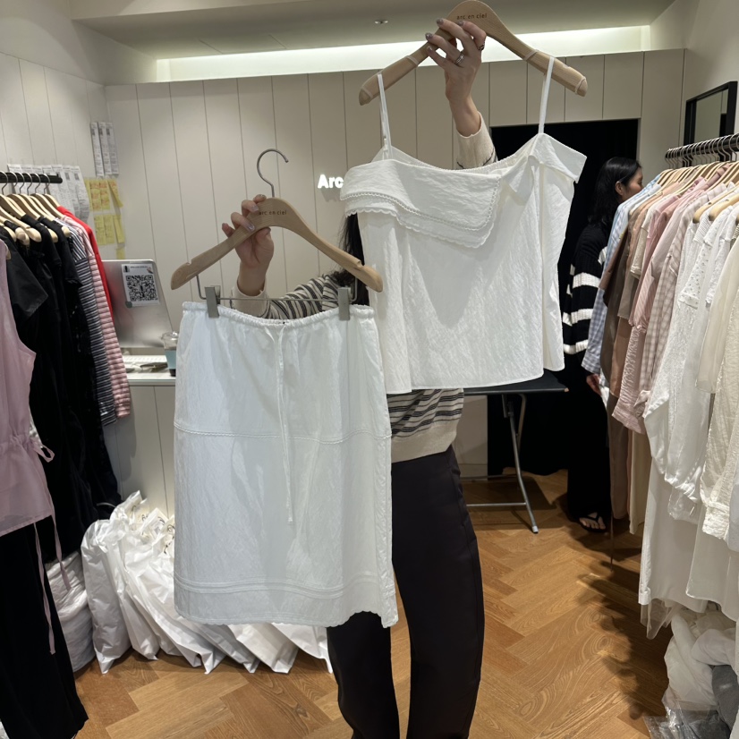 ARC韓國東大門直郵女士新品推薦熱賣休閑26春夏半身裙中短裙ARC EN CIEL半身裙/中短裙