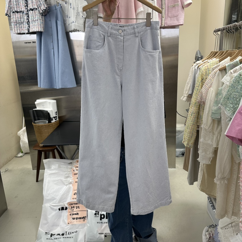 CORNER韓國直郵實拍女裝新品休閑人氣職業推薦26春夏休閑褲CORNER.302休閑褲圖色2