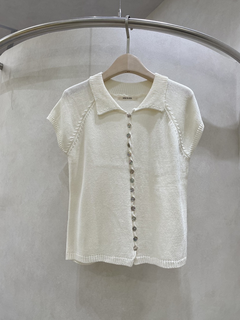 WHO IS SHE韓國東大門直郵女裝新品推薦職業休閑針織衫WHO IS SHE針織衫圖色1