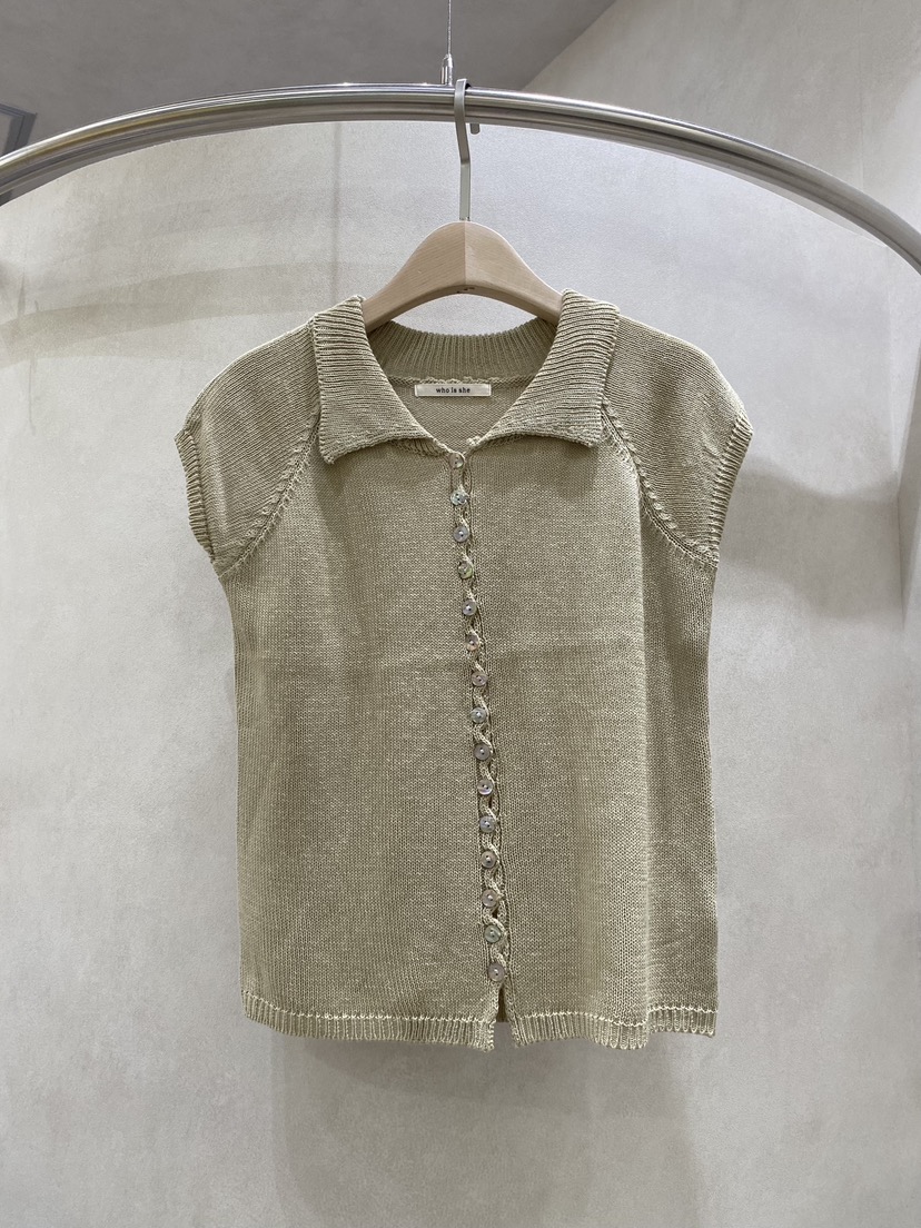 WHO IS SHE韓國東大門直郵女裝新品推薦職業休閑針織衫WHO IS SHE針織衫圖色2